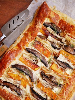 Roasted Pumpkin and Mushroom Tart P TENINA