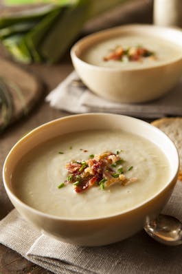 Sage Potato and Leek Soup P