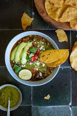 Salsa Verde Mushroom Soup1