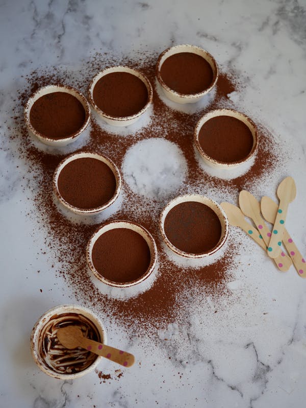 Salted Honey Evoo Chocolate Pots