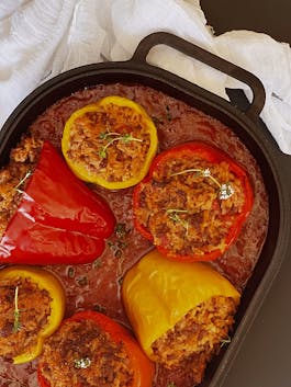 Savoury Stuffed Peppers P