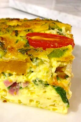 Savoury-baked-egg-custard