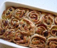 Seeded Salami Cheese Scrolls