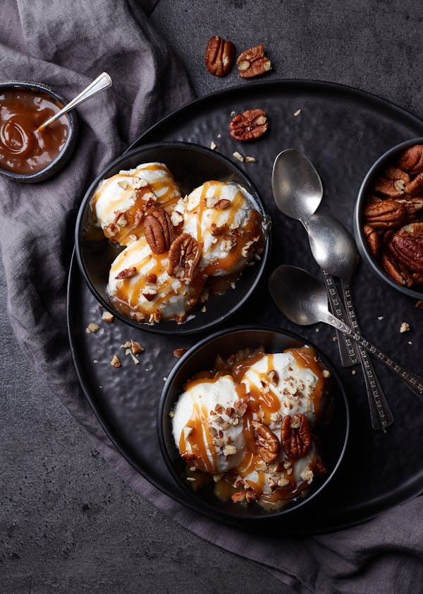Spiced Butter Pecan ice cream OH P