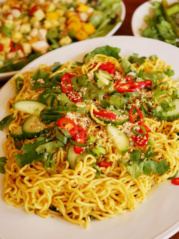 Spicy Noodle Chicken Salad P thermomix