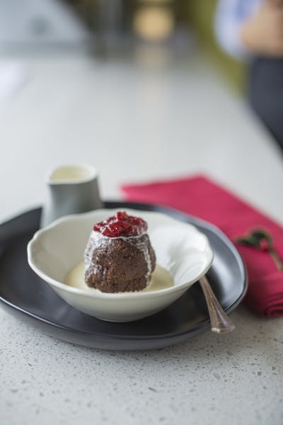 Steamed Figgy Pudding