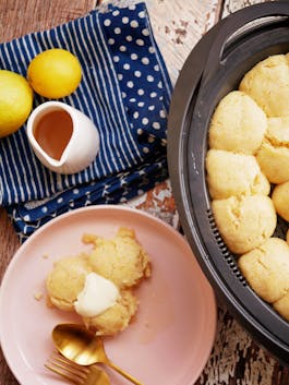 Steamed Lemon Dumplings Fotor