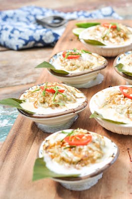 Steamed Thai Fish Pots