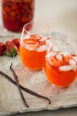 Strawberry Vanilla Shrub