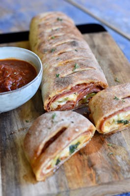 Stromboli with Marinara Sauce