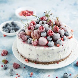 Summer Berry Ice Cream Torte