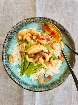 Thai Velvet Chicken Stir Fry