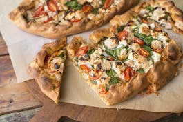 Turkish Pide With Spinach And Feta