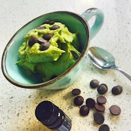 Vegan Mint Chocolate Chip Instant Ice Cream Fotor