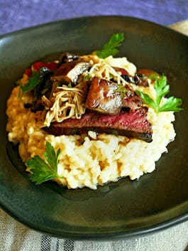 Waygu Beef with Truffled Risotto P TENINA