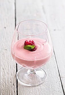Raspberry Lime White Chocolate Mousse
