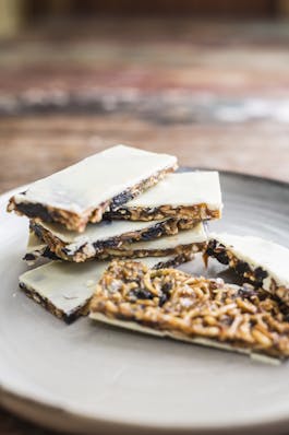 White Chocolate Cherry Florentines