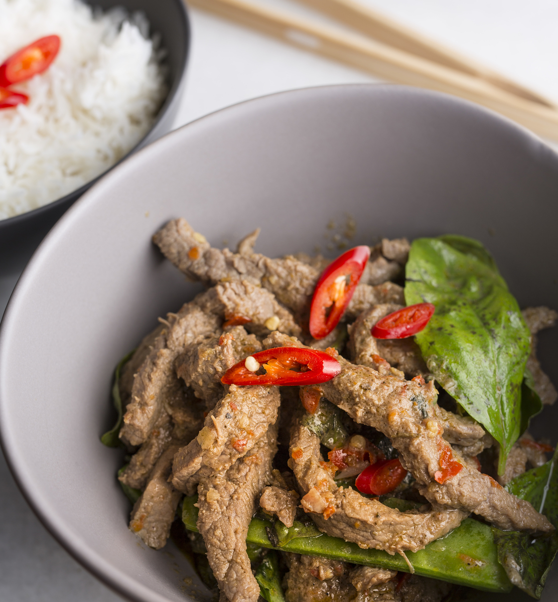 Thermomix recipe Beef Basil Stir Fry